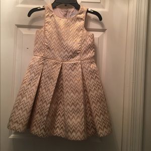 Worn once. Rose Gold dress.